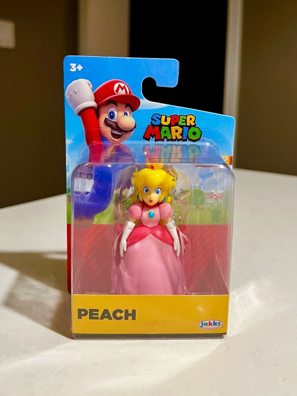 Super Mario Princess Peach Figure - Pink Dress by Jakks